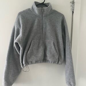 Aritzia Polartec Fleece Half-Zip Sweater